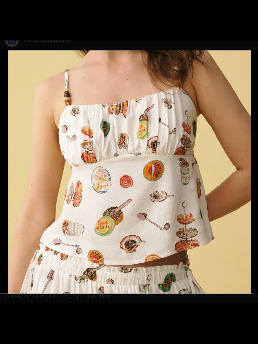 NWT Anthropologie Lisa Says Gah Cleo Cami in Caviar Size XS
